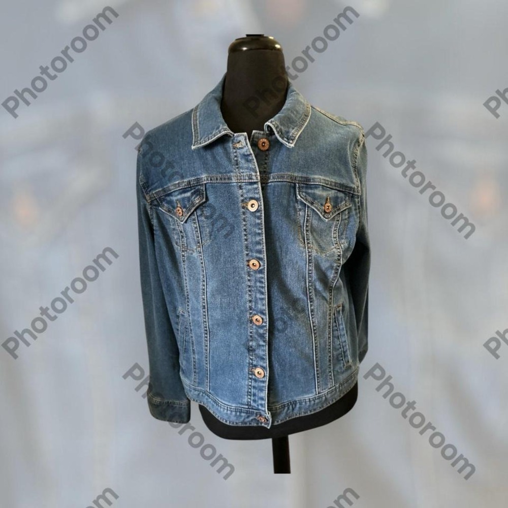 Style & Co. Denim Jacket Size 2XL